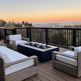 Modern Blaze Lumera Fire Pit in Terrace