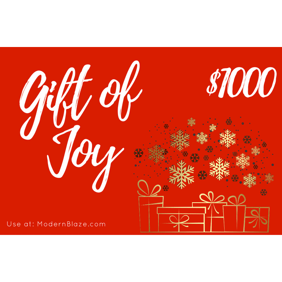 Gift Card - Modern Blaze Gift Cards - close-up view