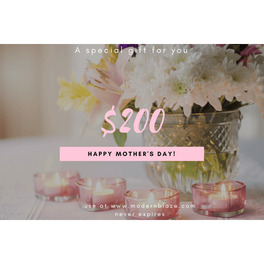 Modern Blaze Mother's Day Gift Card