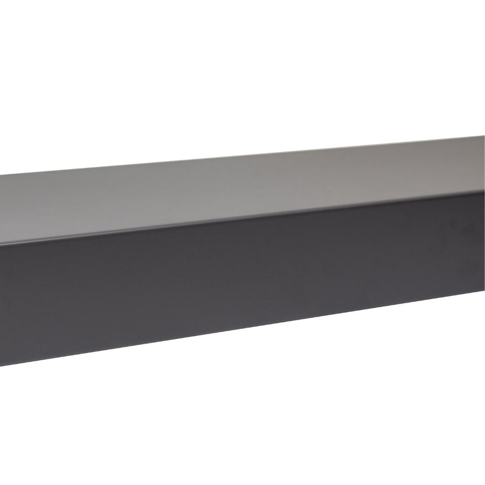 Modern Matte Black Floating Mantel Shelf