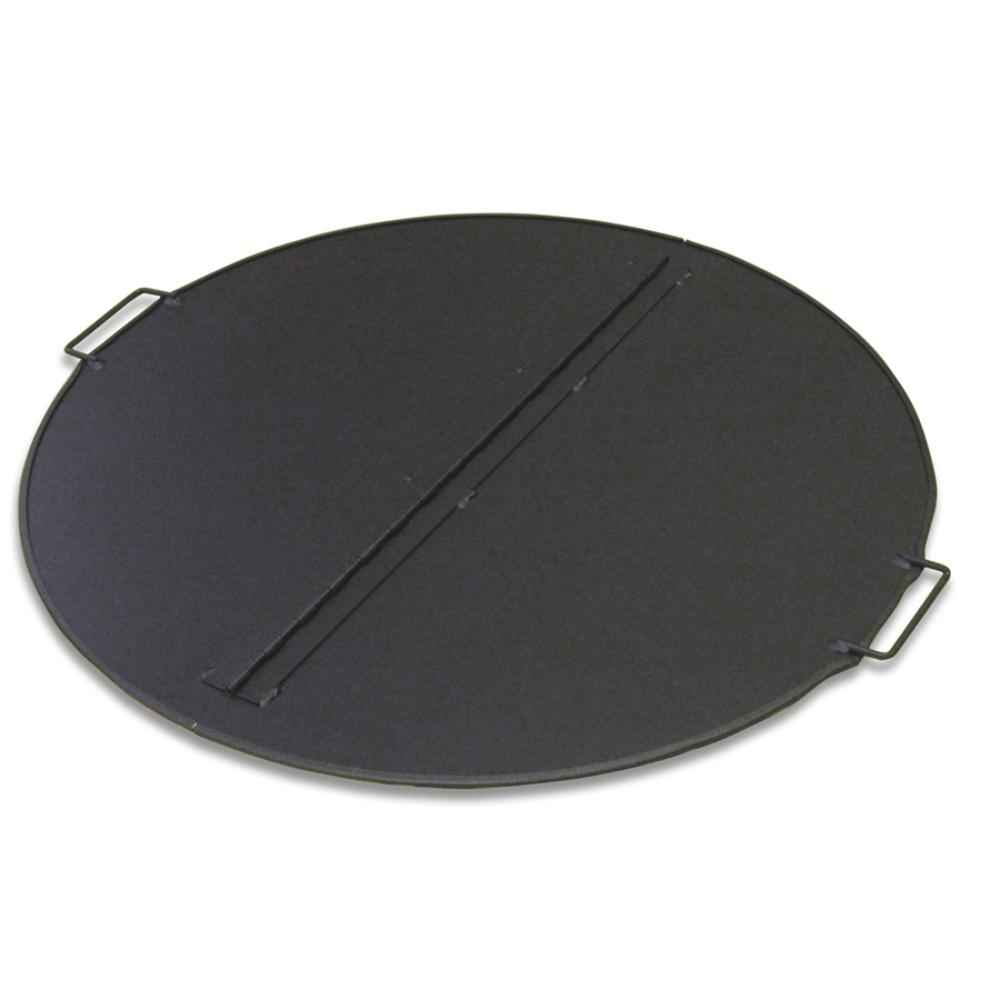 round folding fire pit cover