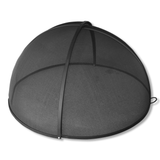Modern Blaze Round Pivot Steel Fire Pit Screen