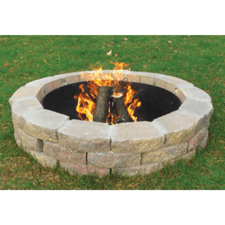 Firewood forming a pyramid shape with Tee Pee Grate