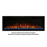 Modern Flames Spectrum Slimline 60-Inch Electric Fireplace Required to Complete the Allwood Fireplace Wall System