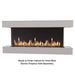 modern flames orion multi electric fireplace sold separately