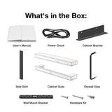 Modern Flames Floating Mantel Set Items Included