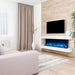 Modern Flames Landscape Pro Multi 3-Sided Smart Electric Fireplace with White Cabinet