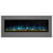Modern Flames Landscape Pro Slim Electric Fireplace - Cyan Flame and Lime Ember Bed