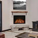 Modern Flames Redstone Electric Fireplace Insert Below Mantel