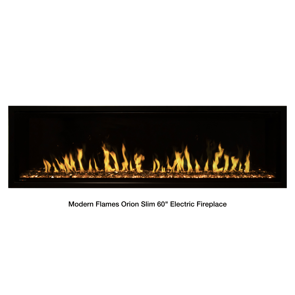 Modern Flames Orion Slim 60" Built-In/Wall Mounted Smart Electric Fireplace