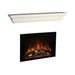 Modern Flames Redstone 36 Electric Fireplace Insert with Traditional White Mantel