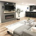 Modern Flames Spectrum Slimline Built-in Electric Fireplace in Living Room