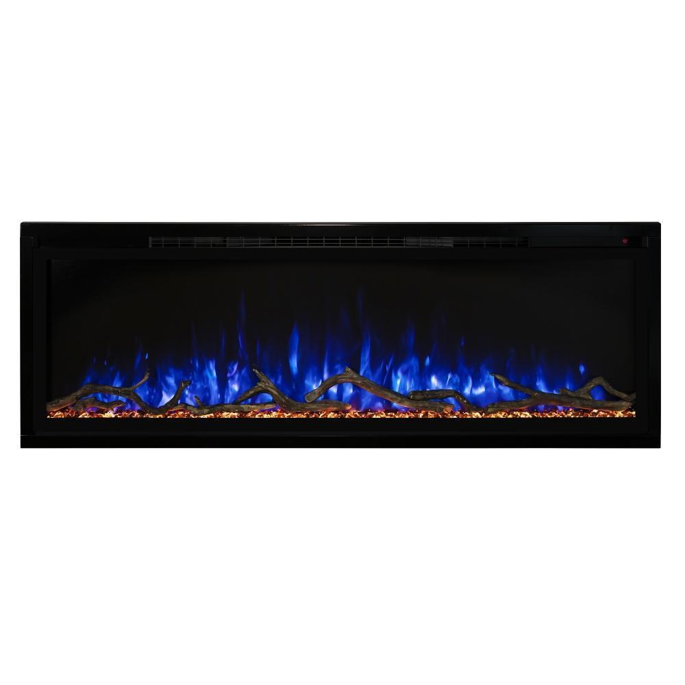 Modern Flames Spectrum Slimline Built-in Electric Fireplace with blue flame
