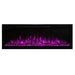 Modern Flames Spectrum Slimline Electric Fireplace with Pink Flame