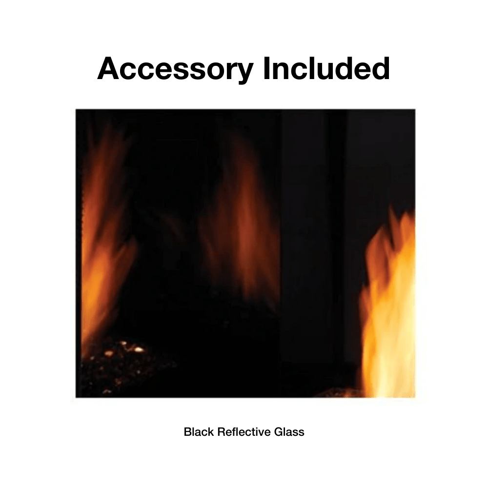 black magic glass for artisan fireplace