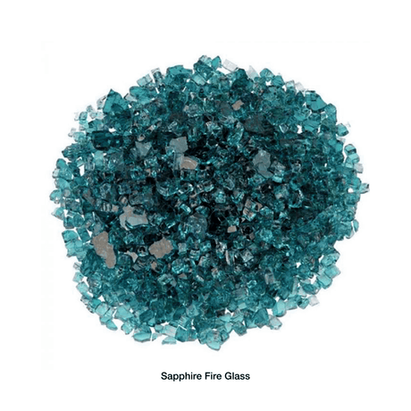 Sapphire Fire Glass