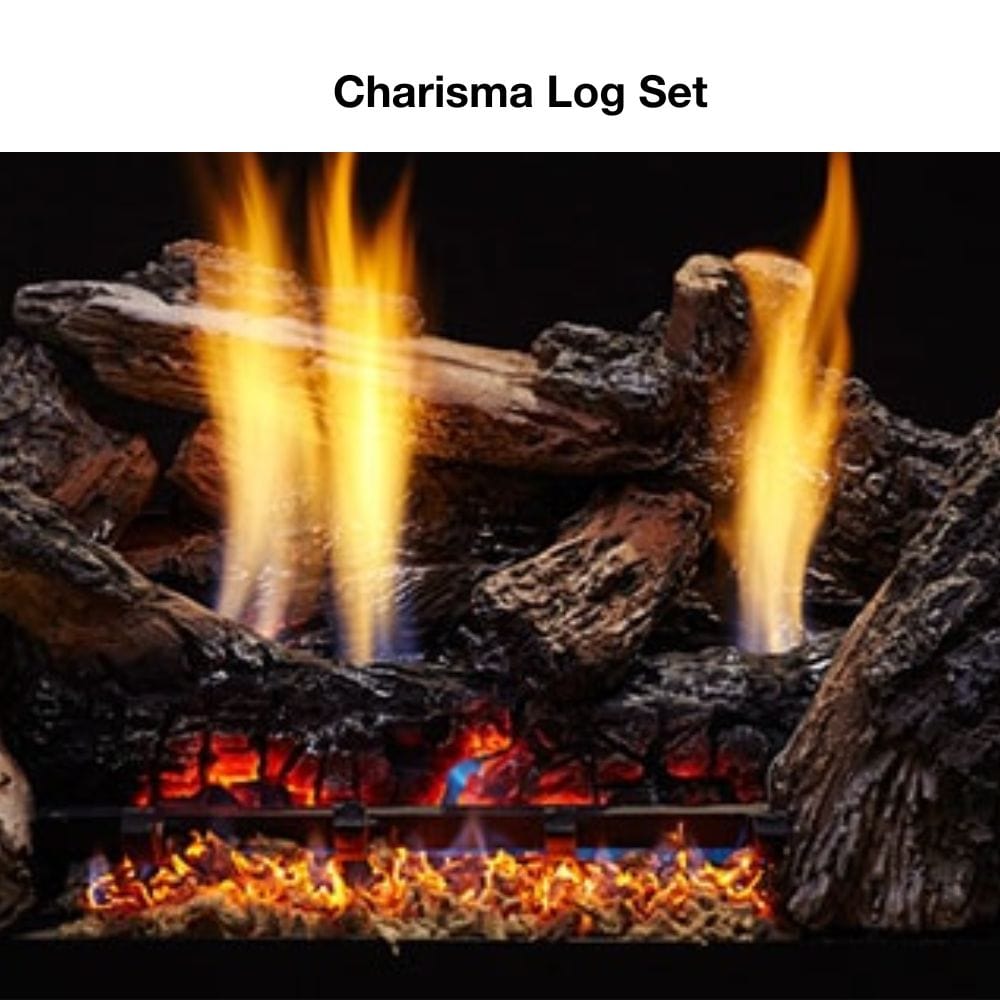 Charisma Log set to finish the burner set up