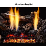 Charisma Log Set to finish the burner set up