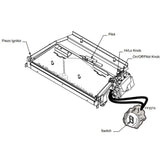 Millivolt Control 18-Inch Natural Blaze Gas Burner Diagram