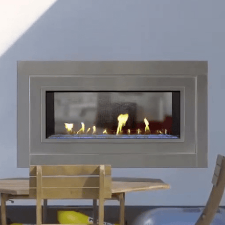 Stainless Steel Outdoor Kit for monessen Artisan See-Through Fireplace