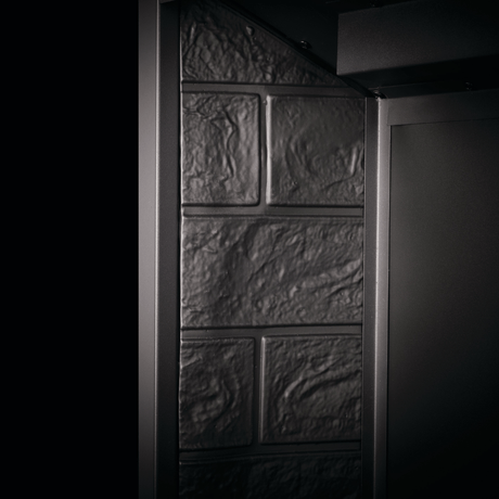 Brick Interior of Napoleon Element Built-in Electric Firebox