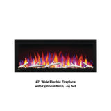 Napoleon Entice 42-Inch Wide Fireplace with Optional Birch Log Set