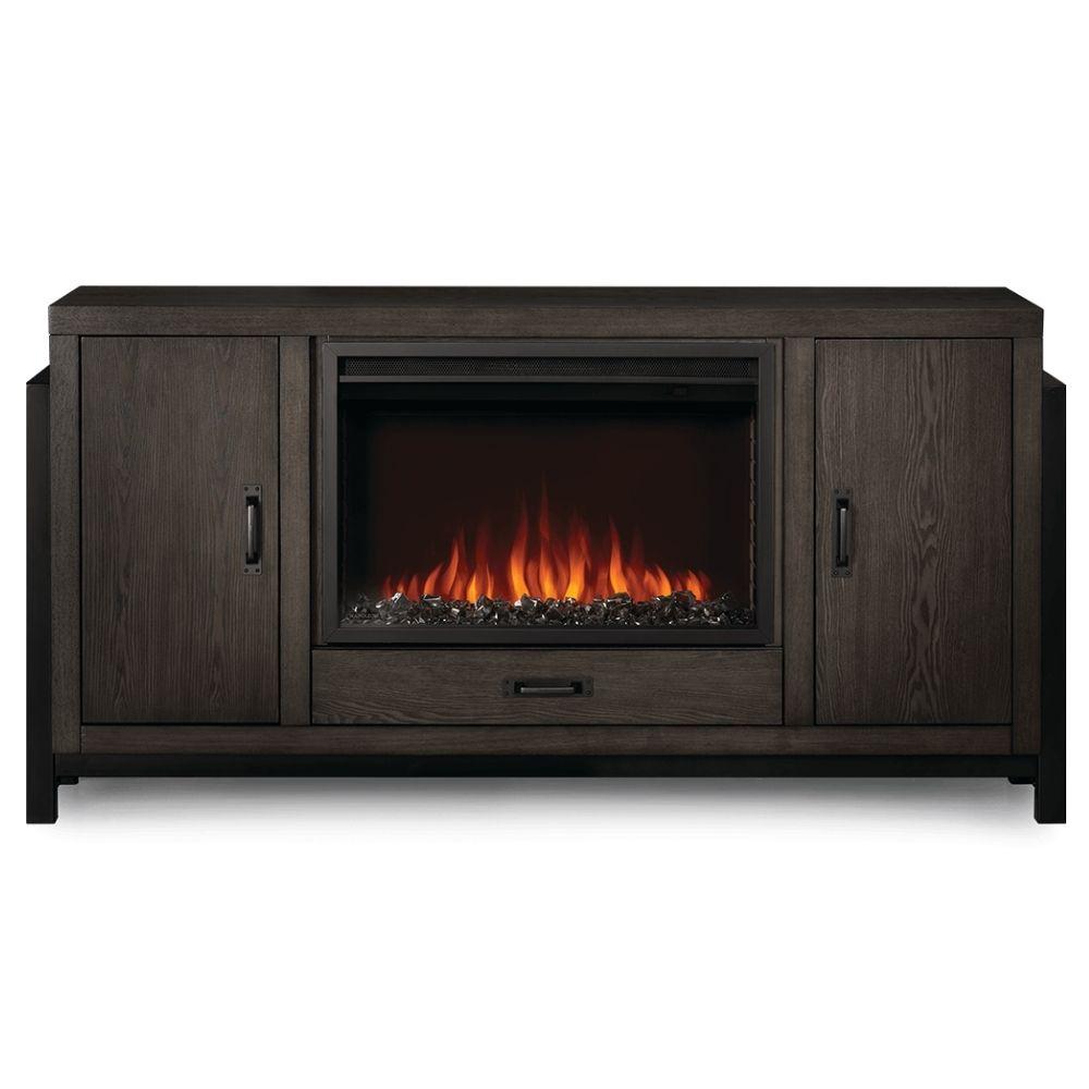 Napoleon Essential Series The Franklin TV Stand with Electric Fireplace for 75-Inch TV