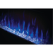 Napoleon Fuze 50" Freestanding Electric Fireplace with Blue Flames on Ember Glass