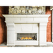Napoleon Galaxy 48 In Outdoor Gas Fireplace With White Mantel And Surround