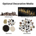 Napoleon Decorative Media - Driftwood Logs Nickel Stix Shore Fire Kit And Mineral Rocks