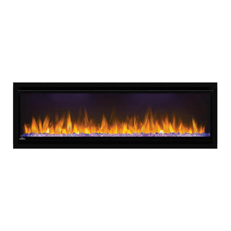 Napoleon Alluravision Slimline Built-in /Wall Mounted Electric Fireplace with Yellow Orange Flame