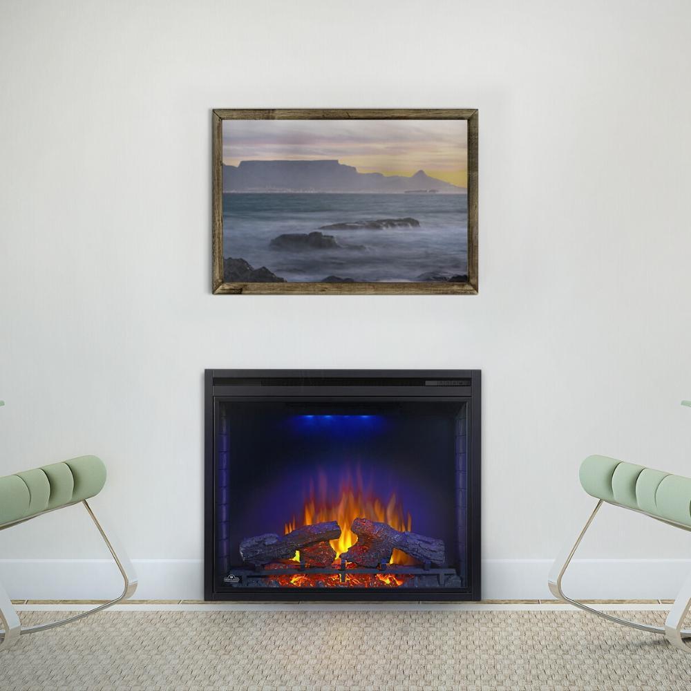 Napoleon Ascent™ 33" Built-in Electric Firebox in the living room
