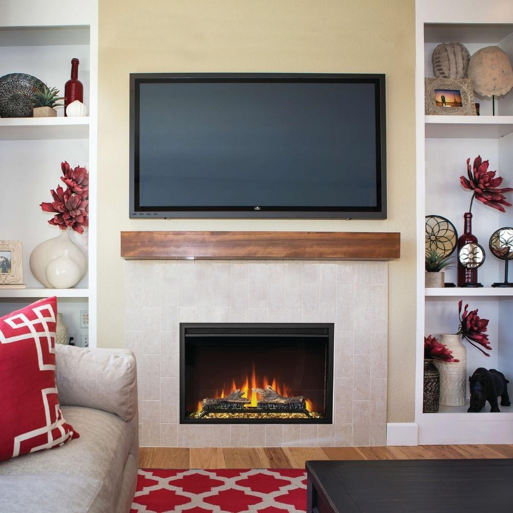 Napoleon Cineview™ 30" Built-in Electric Firebox Beneath TV