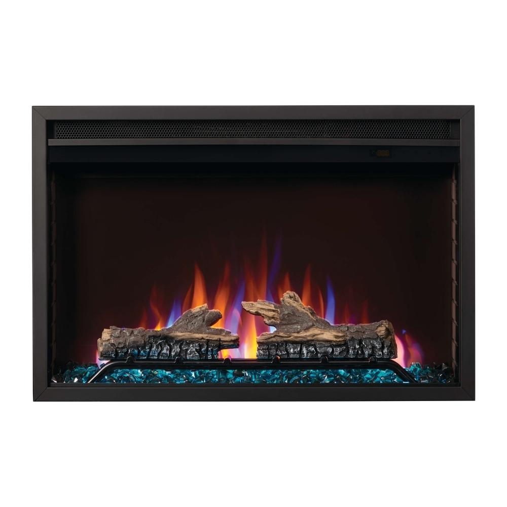 Napoleon Cineview™ 30" Built-in Electric Firebox with blue accent lights
