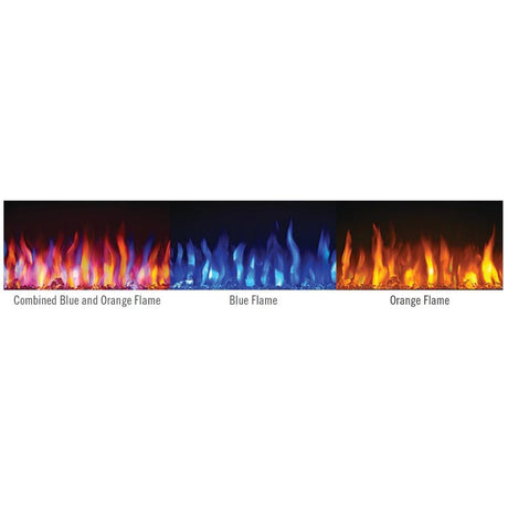 Napoleon Entice™ Built-in / Wall Mounted Electric Fireplace multicolored flames