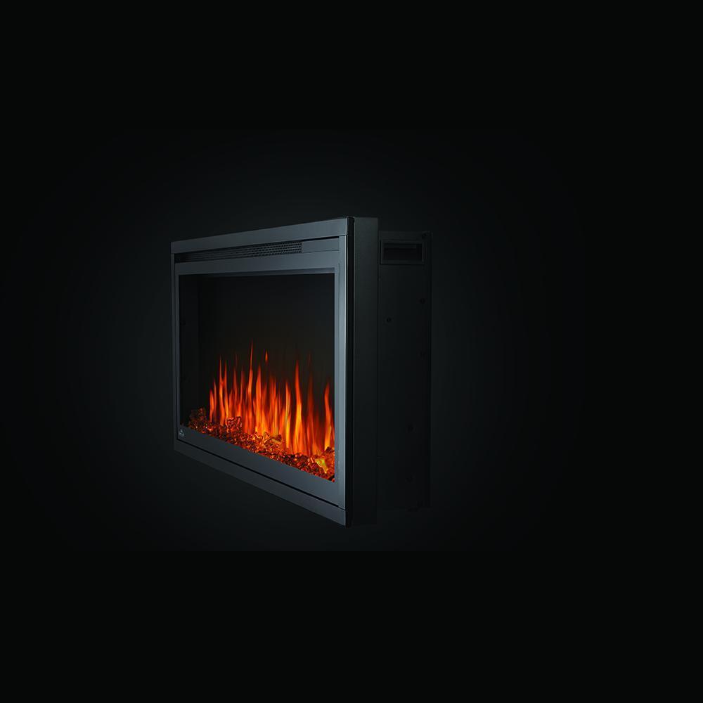 Napoleon Entice™ Built-in / Wall Mounted Electric Fireplace Angled View