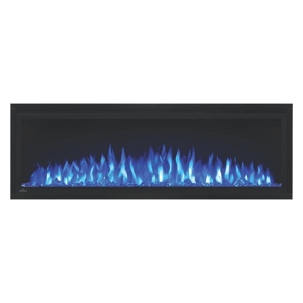 Napoleon Entice™ Built-in / Wall Mounted Electric Fireplace with blue flames