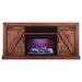 Napoleon Lambert TV Stand with Electric Fireplace for 72" TV's with pink light