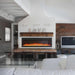 Napoleon PurView Built-in / Wall Mounted Electric Fireplace Recessed In A Wall