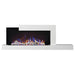 Napoleon Stylus Cara  Wall Mounted Electric Fireplace with birch logs