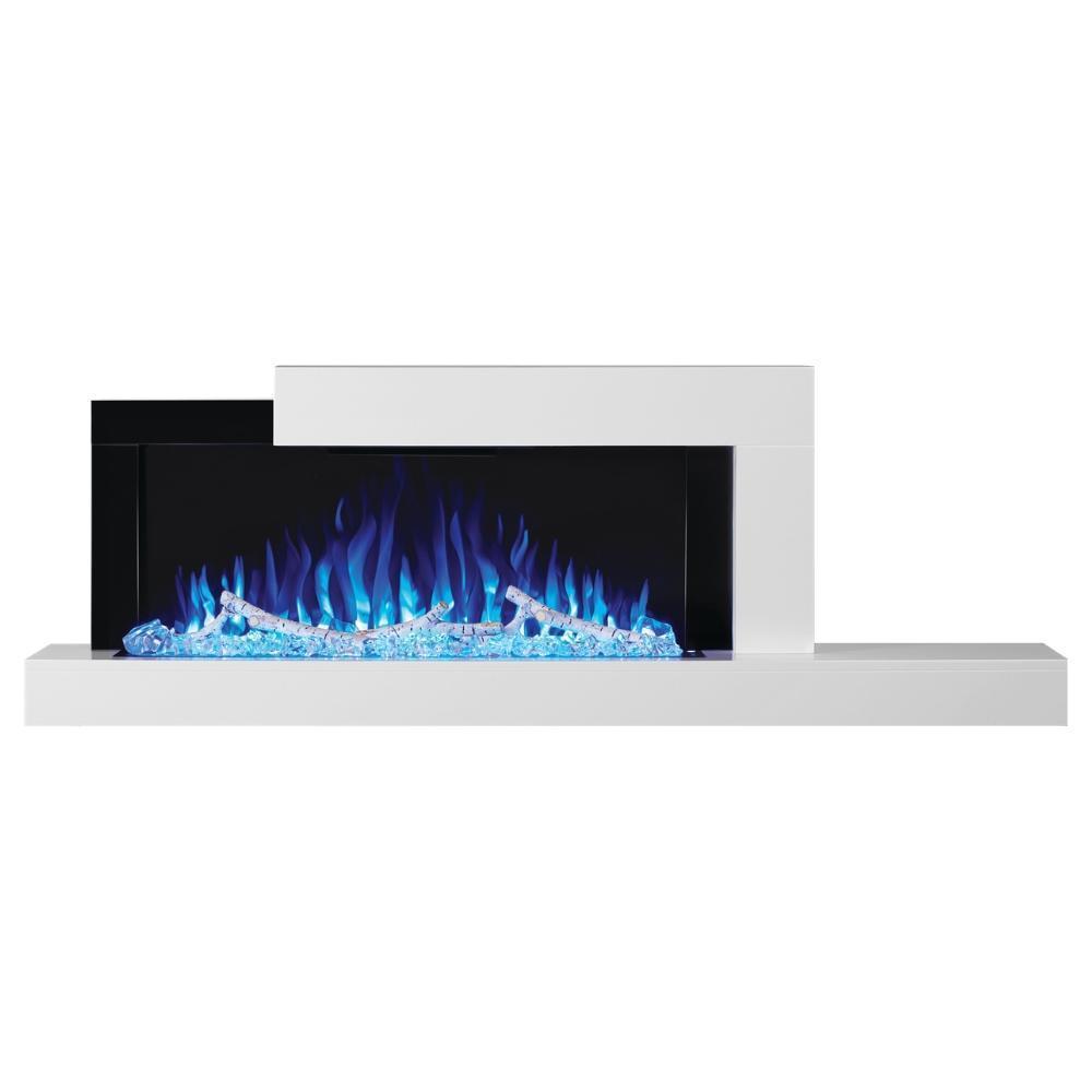 Napoleon Stylus Cara  Wall Mounted Electric Fireplace with Shelf and blue flames
