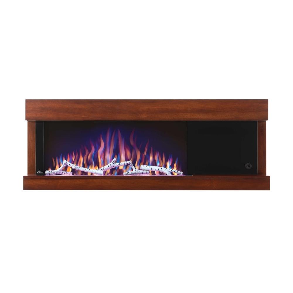 Napoleon Stylus Steinfeld - 59" Wall Mounted Electric Fireplace with Shelf & Multicolor Flame