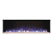 Napoleon Trivista 60" 3-Sided Built-in Electric Fireplace with small and big crystals
