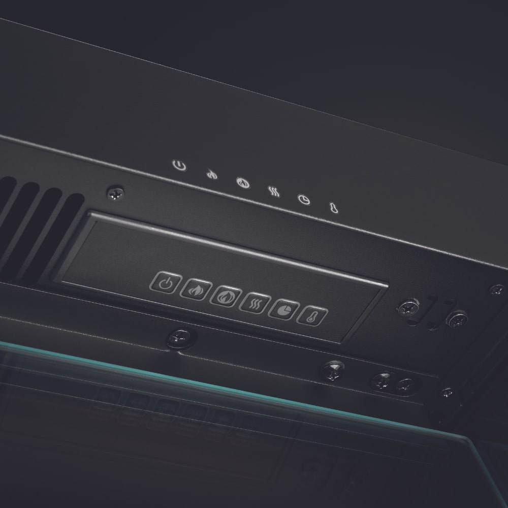 Napoleon Trivista Pictura Electric Fireplace button control