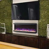 Napoleon Trivista Pictura 3-Sided Wall Mounted Electric Fireplace, multicolor flames