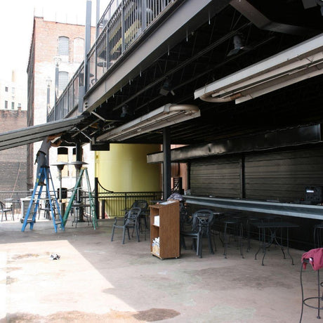 NDUSTRIA NHE Indoor/Outdoor Infrared U-Tube Gas Heater