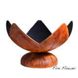 Ohio Flame Fire Flower Artisan Fire Bowl, Sizes: 30" - 41 Wide