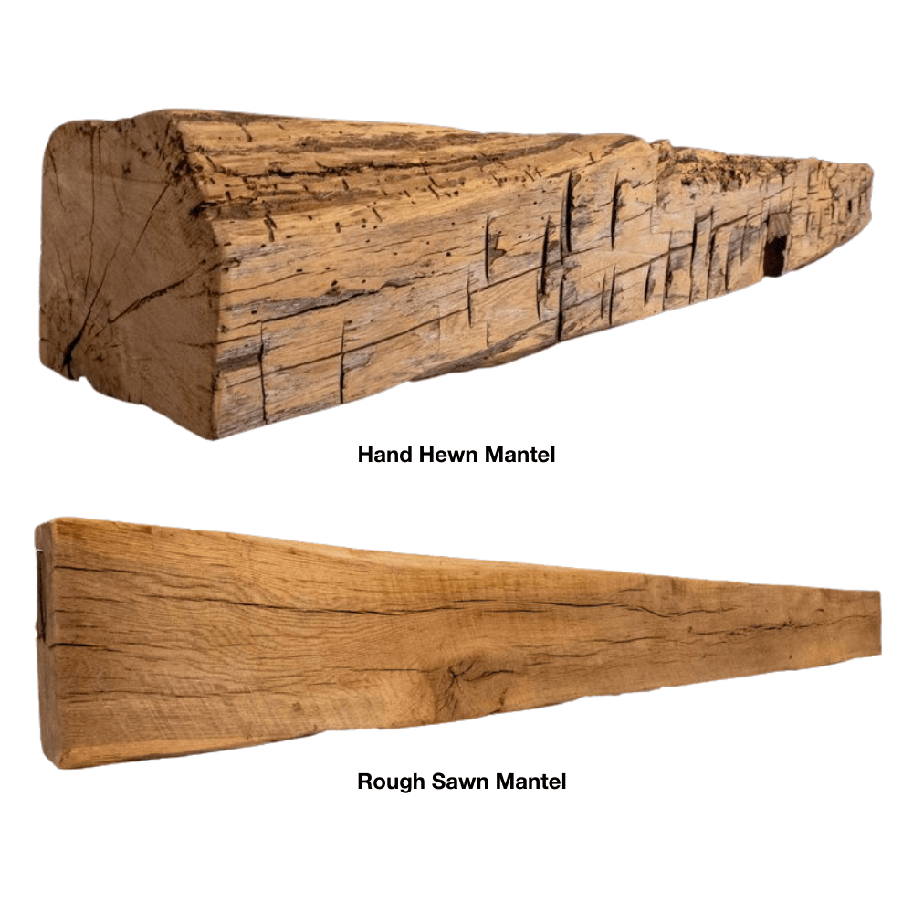 Rough Hewn Mantel, Rough Cut Mantel Shelf