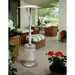 Patio Comfort Stainless Steel Propane Patio Heater in a patio