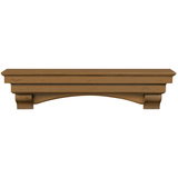 Pearl Mantels Celeste Dune Wood Mantel Shelf - 497-60-10